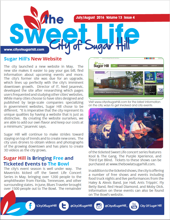 The Sweetlife Newsletter July August 2016