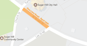 Temporary Lane Closure – West Broad Street