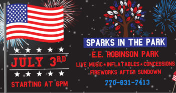 Sparks in the Park – July 3rd, 2017
