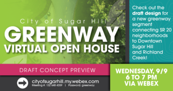 Sugar Hill Greenway LCI Virtual Open House #2