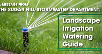 A Message From the Stormwater Department: Landscape Irrigation Guide