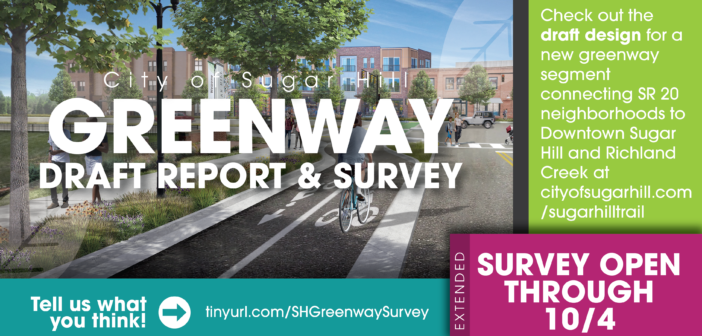 Sugar Hill Greenway LCI Draft Report and Survey